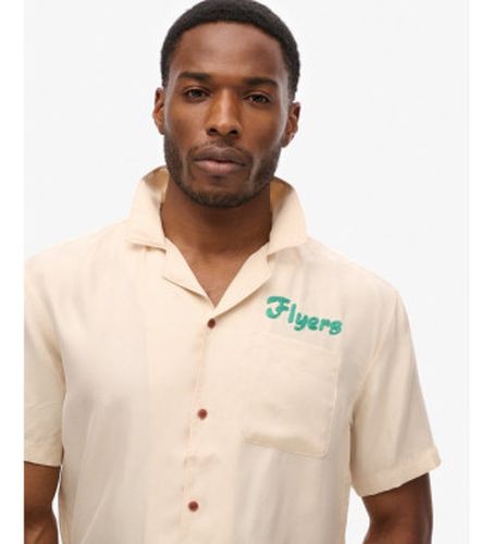 M4010621A Chemise de bowling vintage (M), Casuel, Viscose, Manche courte - Superdry - Modalova