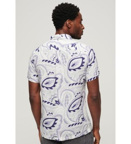 M4010810A Chemise en lin imprimé (XXL), Casuel, Manche courte - Superdry - Modalova