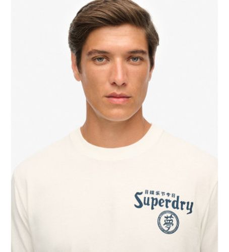 M1012248A T-shirt Tokyo Narrative Loose (S), Casuel, Coton, Manche courte - Superdry - Modalova