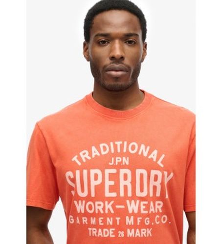 M1012204A T-shirt Machined Goods Workwear (S), Casuel, Coton, Manche courte - Superdry - Modalova