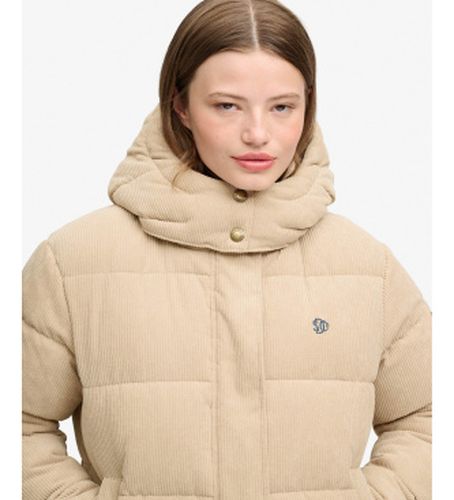 W5012208A Veste Matelassée Premium en Velours Côtelé à Capuche (S), Casuel - Superdry - Modalova