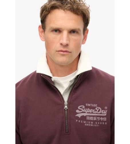 M2013797A Veste avec graphique classique et demi-fermeture éclair (L), Casuel, Coton - Superdry - Modalova