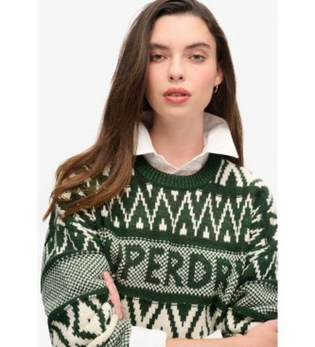 W6110559A Pull à col roulé avec motif de la marque (S), Casuel, Acrylique - Superdry - Modalova