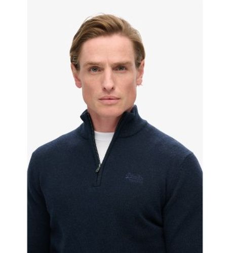 M6110640A Pull brodé Essential (XXL), Casuel, Laine, Marine - Superdry - Modalova