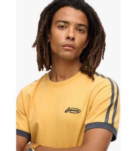 M1012040A Essential Logo Retro St T-Shirt (L), Casuel, Jaune, Coton, Manche courte - Superdry - Modalova