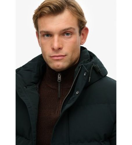 M5011743A Veste Everest Short Hooded Puffer (XL), Casuel, Vert, Polyester - Superdry - Modalova