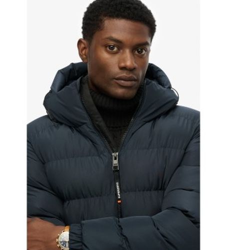 M5011905A Veste de sport matelassée à capuche (3XL), Casuel, Polyester, Marine - Superdry - Modalova