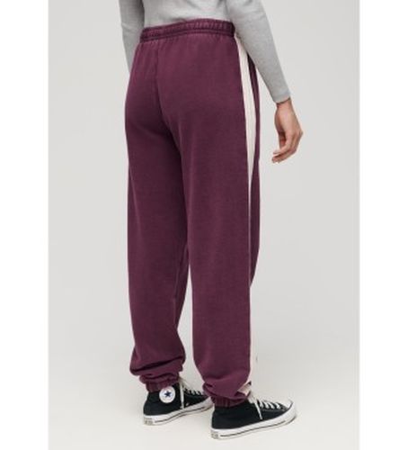 W7011074A Pantalon de jogging à rayures latérales Vingate marron (M), Casuel, , Coton - Superdry - Modalova