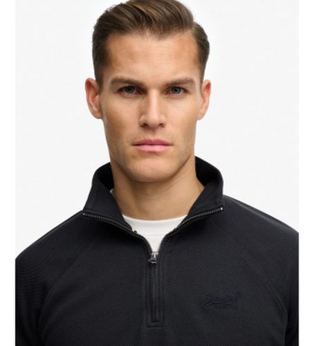 M2014309A Pull Essential Henley Logo (XXL), Casuel, Polyester, Manche longue, Marine - Superdry - Modalova