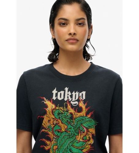 W1011607A T-shirt Neo Tattoo (L), Casuel, Coton, Manche courte - Superdry - Modalova