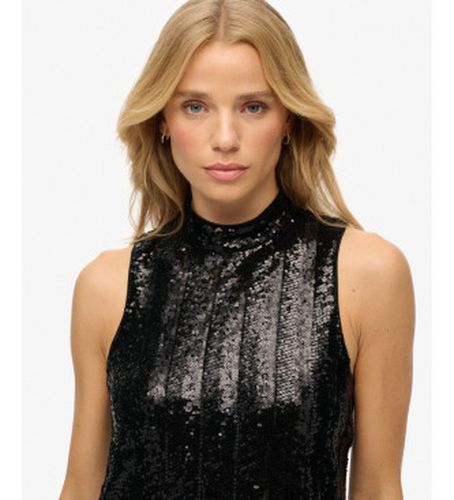 W8012035A Robe à paillettes (XL), Casuel, Fête, Classique, Polyester, Sans manches / bretelles - Superdry - Modalova