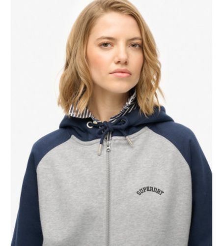 W2012476A Essential Logo OSZ Raglan sweatshirt (XL), Casuel, Coton, Marine - Superdry - Modalova