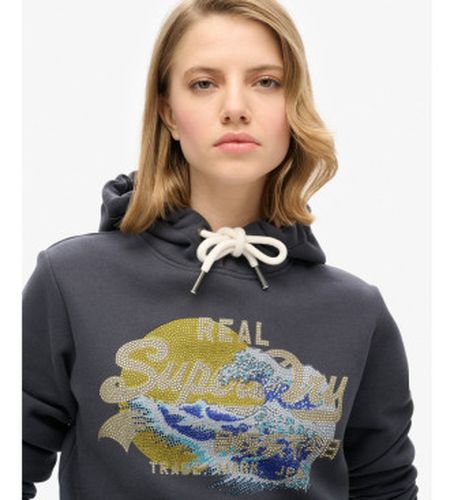 W2012146A Sweatshirt Tokyo Vl Graphic (S), Casuel, Gris, Coton - Superdry - Modalova