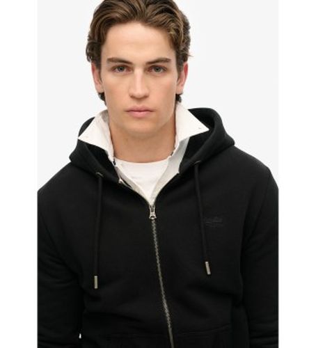 M2014128A Sweat à capuche avec fermeture éclair et logo Essentiel (S), Casuel, Coton - Superdry - Modalova