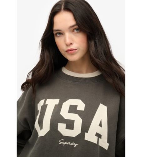 W2012443A Athletic Essentials - Sweat à col ras du cou, coupe ample, (S), Casuel, Coton - Superdry - Modalova