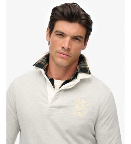 M6010916A Polo vintage Athletic Rugby (M), Casuel, Coton, Manche longue - Superdry - Modalova