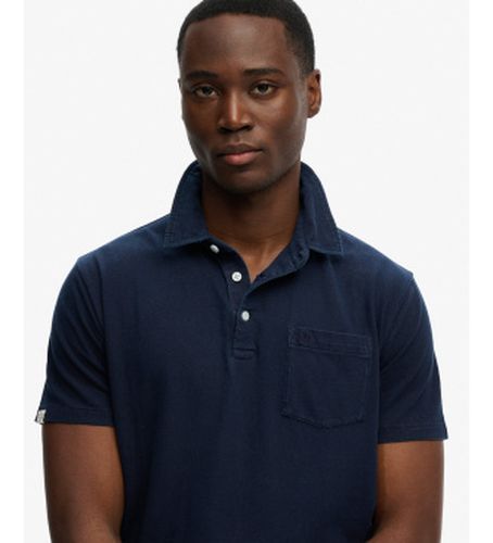 M1110486A Polo Classic Cotton Linen (S), Coton, Classique, Manche courte - Superdry - Modalova