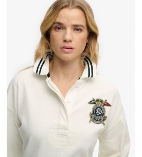 W6012211A Polo Crest Rugby (M), Casuel, Coton, Manche longue - Superdry - Modalova