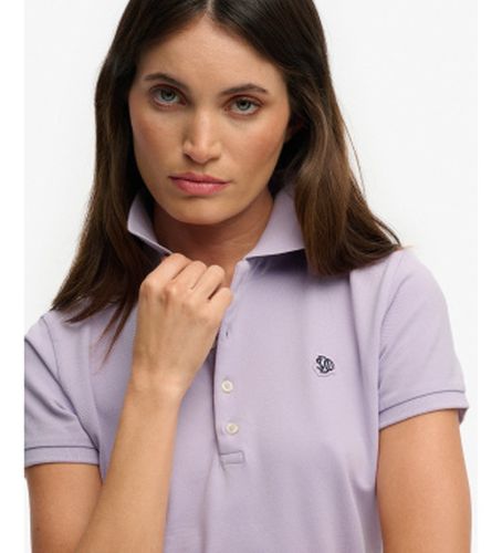 W6012208A Polo Heritage Slim Fit lilas (S), Casuel, , Coton, Manche courte - Superdry - Modalova