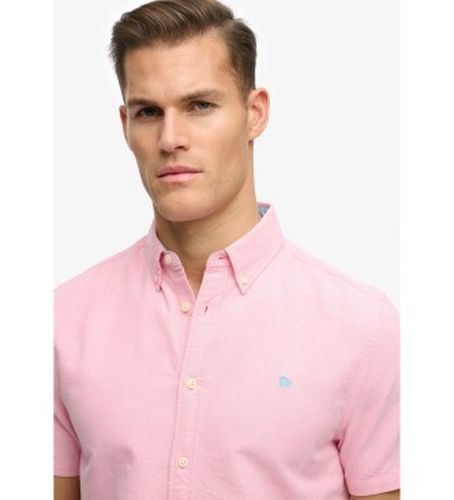 M4011101A Chemise oxford preppy (XXL), Casuel, Coton, Classique, Manche courte, Corail - Superdry - Modalova