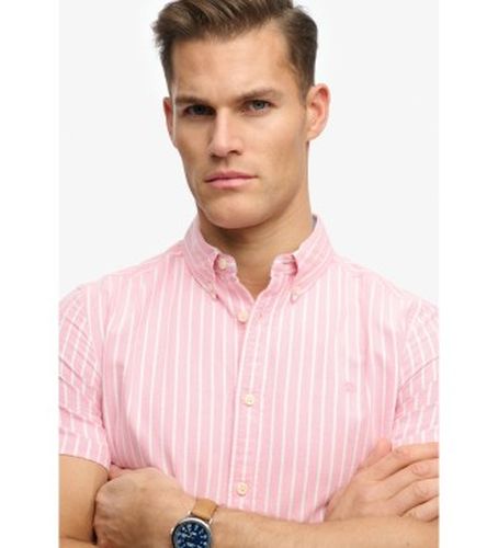 M4011101A Chemise Oxford Preppy à manches courtes rayée (M), Casuel, Coton, Manche courte - Superdry - Modalova