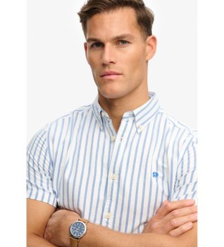M4011101A Chemise Oxford Preppy à manches courtes à rayures (L), Casuel, Coton, Manche courte - Superdry - Modalova