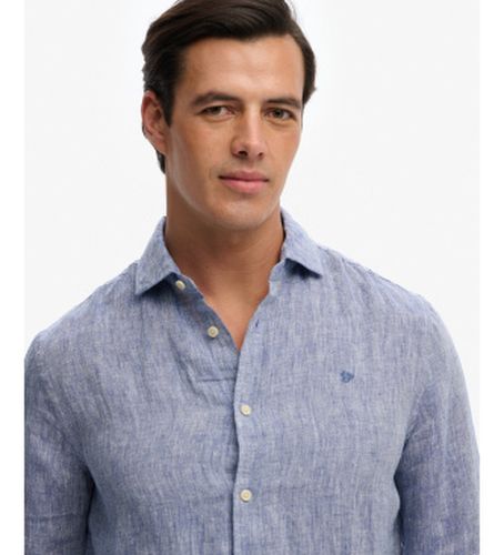 M4011103A Chemise en lin Riviera (3XL), Casuel, Manche longue - Superdry - Modalova