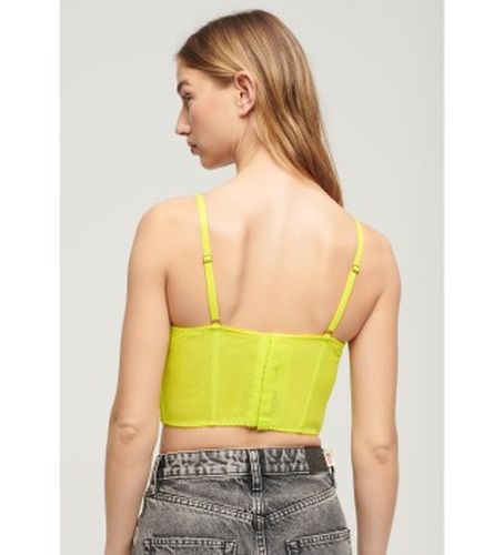 W6011801A Top corset en maille froncée (XS), Casuel, Polyamide, Sans manches / bretelles - Superdry - Modalova