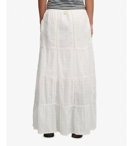 W7210412A Jupe Tiered Maxi cassé (M), Casuel, Coton - Superdry - Modalova