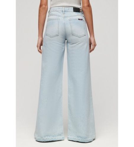W7011066A Jean évasé à jambe large et ourlets bruts (30/30), Casuel, Coton, Denim - Superdry - Modalova