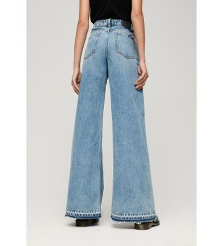 W7011066A Jean évasé à jambe large et ourlets bruts (26/30), Casuel, Coton, Denim - Superdry - Modalova
