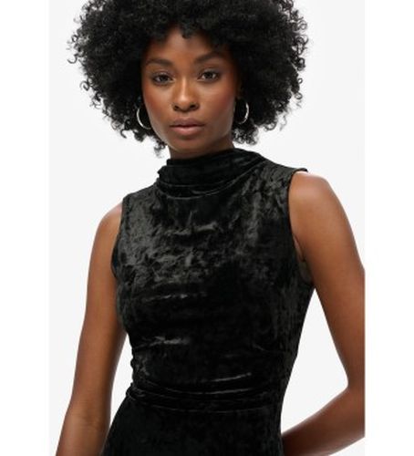 W8011695A Robe longue en velours (M), Fête, Polyester, Sans manches / bretelles - Superdry - Modalova