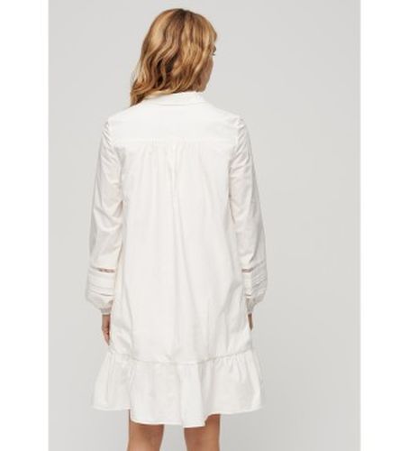 W8011625A Robe chemise avec mélange de dentelle (XS), Casuel, Coton, Manche longue - Superdry - Modalova
