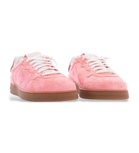 S25VERT2 Baskets en cuir rose (41), Plat, Lacets, Casuel - P448 - Modalova