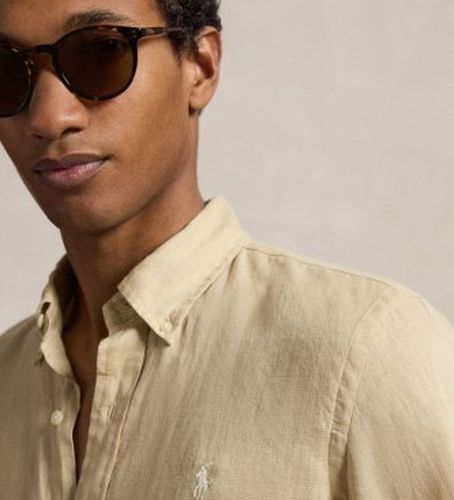 Chemise en lin Custom Fit (S), Casuel, Manche longue - Polo Ralph Lauren - Modalova