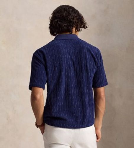 B19621001 Chemise en tissu éponge à motif torsadé Relaxed (L), Casuel, Coton, Manche courte - Polo Ralph Lauren - Modalova