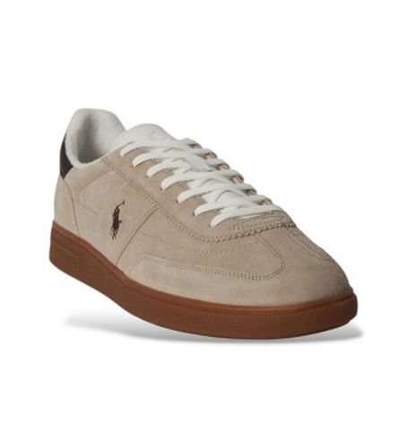 P09753005 Baskets Bedford en daim marron (39.5), , Plat, Cuir, Lacets, Casuel - Polo Ralph Lauren - Modalova