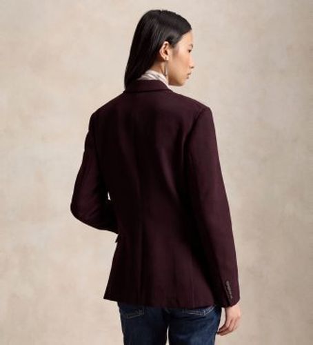 B17223001 Blazer en crêpe de laine lilas (36), Casuel, , Classique - Polo Ralph Lauren - Modalova