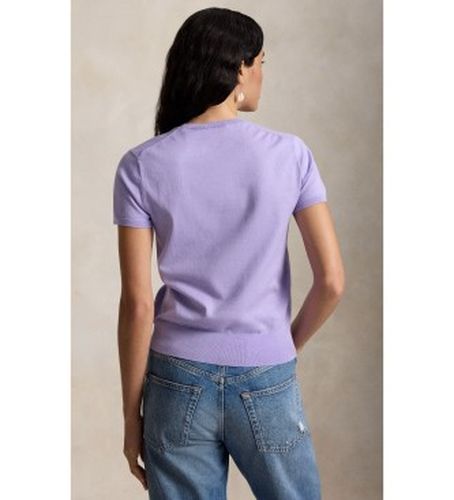 Pull à manches courtes avec col rond lilas (S), Casuel, , Coton, Manche courte - Polo Ralph Lauren - Modalova