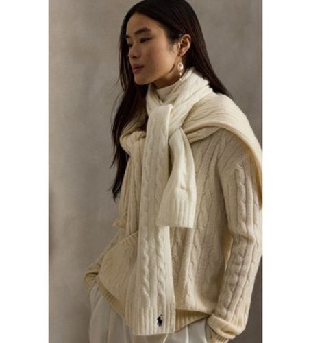 Écharpe en cachemire et laine crème (OSFA), Casuel - Polo Ralph Lauren - Modalova