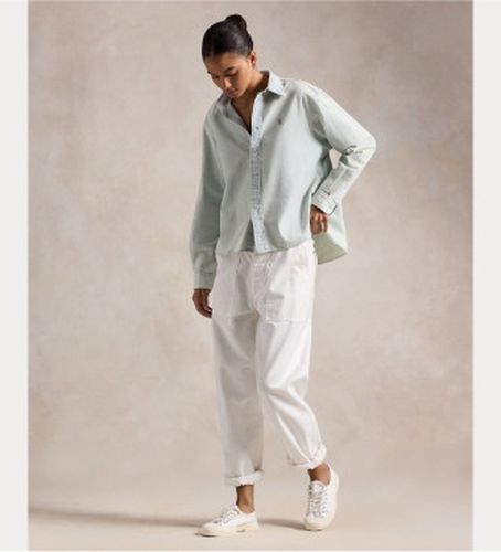 Cropped Boxy Shirt (S), Casuel, Vert, Coton, Manche longue - Polo Ralph Lauren - Modalova