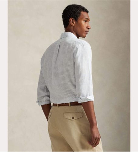 B15594004 Chemise en lin à rayures Custom Fit (S), Casuel, Manche longue - Polo Ralph Lauren - Modalova
