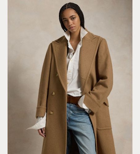 Cheveux bruns Manteau LND (38), Marron, Casuel, Laine - Polo Ralph Lauren - Modalova