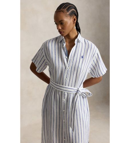 Robe en lin rayée (34), Casuel, Manche courte - Polo Ralph Lauren - Modalova