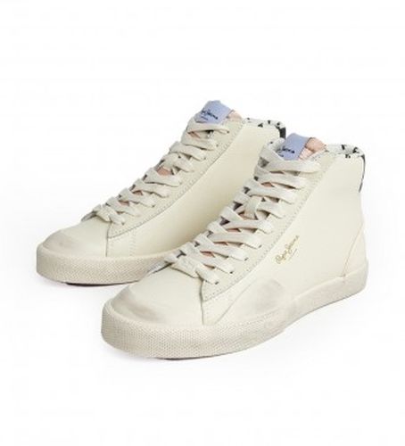 PLS31535 Baskets en cuir Kenton Vintagehigh W (37), Plat, Lacets, Casuel - Pepe Jeans - Modalova
