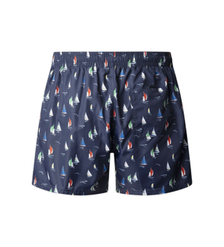 PMB100027 Maillot de bain bateaux (L), Bleu, Jaune, Beachwear, Polyester - Pepe Jeans - Modalova