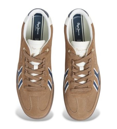 PMS000009 Formateurs Ball Mix (41), Cuir, Plat, Lacets, Casuel - Pepe Jeans - Modalova