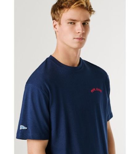 PM5010319 Gideon T-shirt (L), Casuel, Coton, Manche courte, Marine - Pepe Jeans - Modalova
