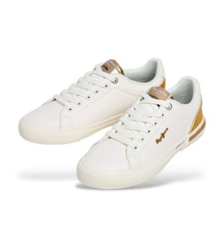 PLS300009 Trainers Kenton Campus off- (36), Blanc, Plat, Lacets, Casuel - Pepe Jeans - Modalova