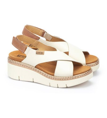 W0K-0606C1 Sandales en cuir Gomer cassé (36), 5 à 8 cm, Velcro, Casuel - Pikolinos - Modalova